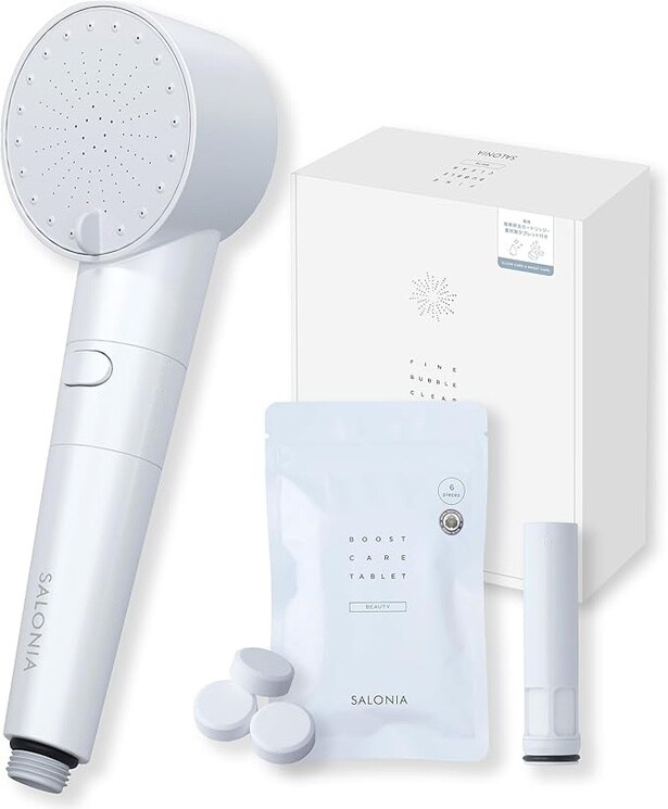 SALONIA シャワーヘッド ファインバブルクリア【Amazon.co.jp限定】