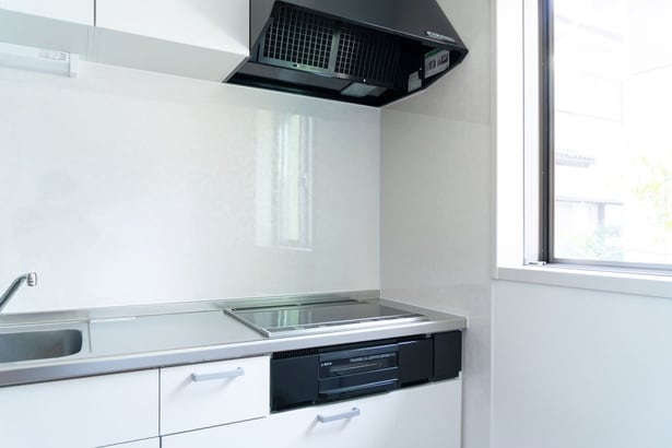 キッチンはスッキリがらーんとさせておきたい