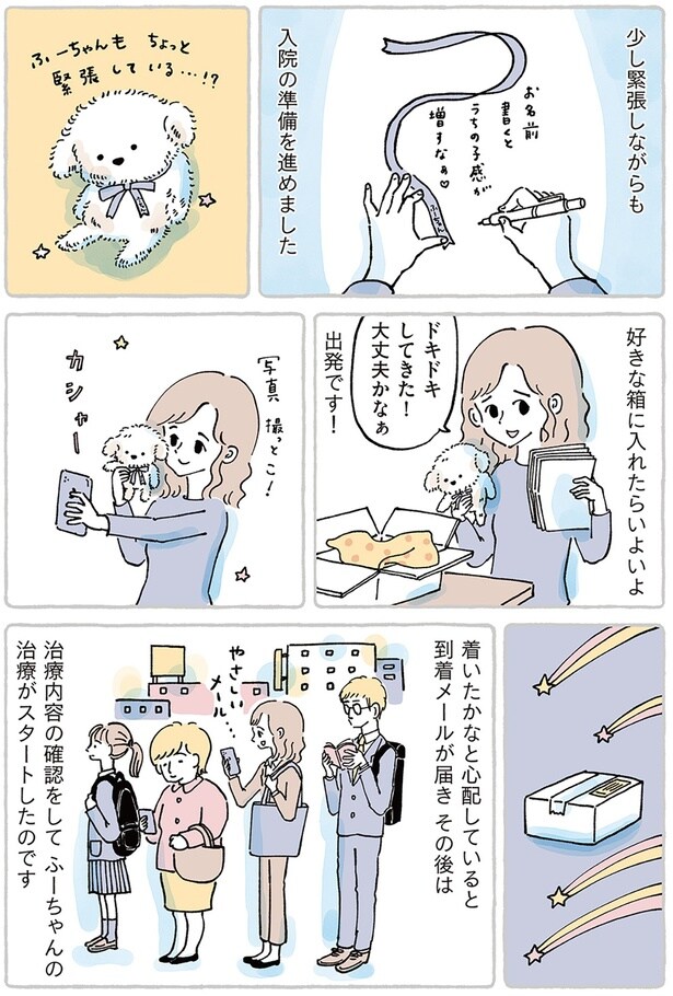 入院の準備を進めました