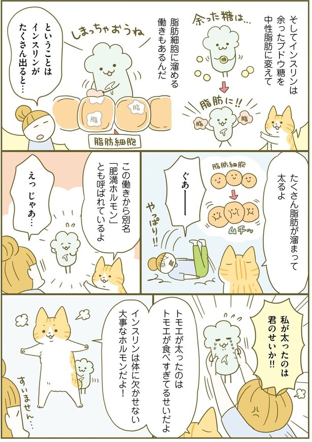 「肥満ホルモン」とも呼ばれているよ
