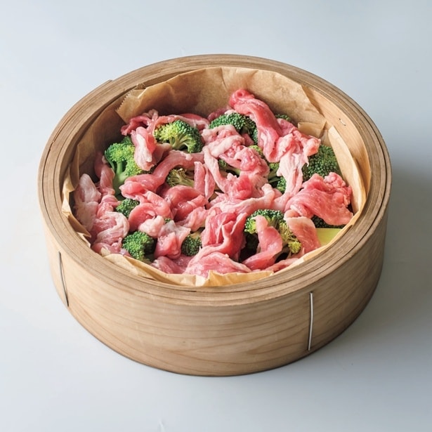 基本の蒸し方②食材を詰める