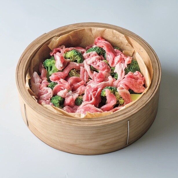 基本の蒸し方②食材を詰める