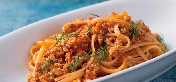 シーフードミックスで失敗知らず！「パスタ 魚介のラグートマトソース」