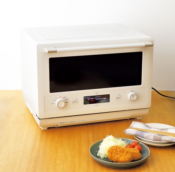 レンジとグリルの連携により、本格調理が可能