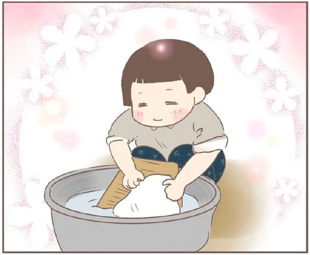 母さんが起きてくる前に