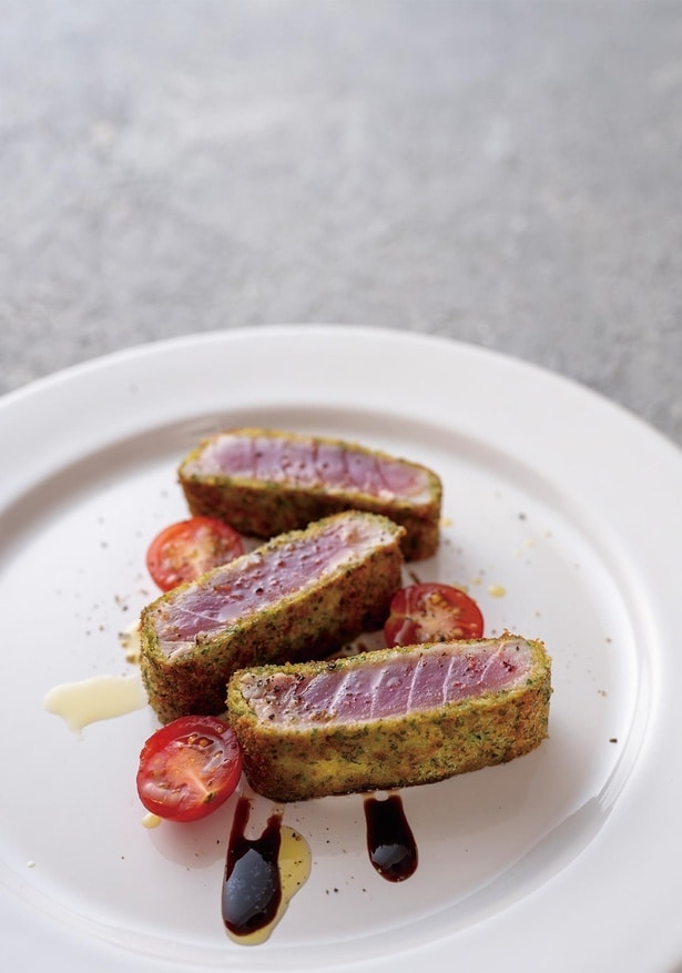 鮪のカツレツ ミラノ風