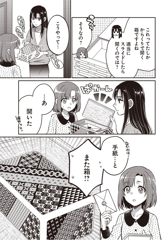 からくりで開く箱ですよね