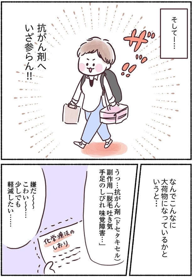 抗がん剤へいざ参らん!!