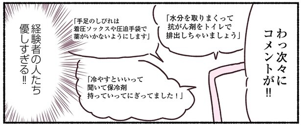 ヘルプ、SNSの皆さん！ 33歳で乳がんステージ3になった女性の抗がん剤治療副作用対策