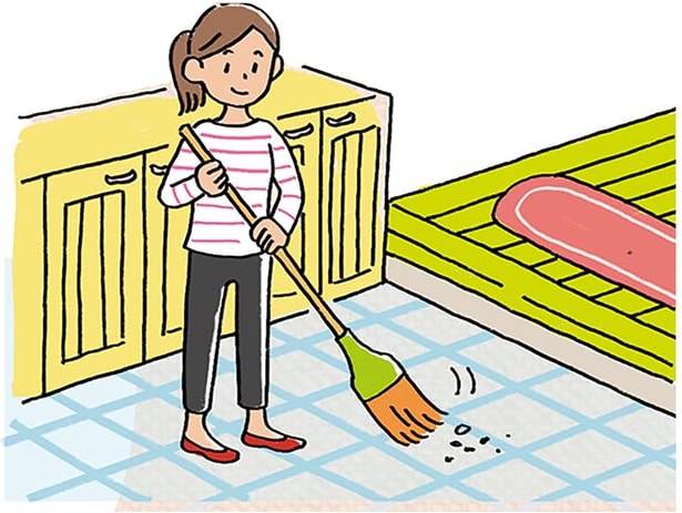 しっかり汚れを拭き取るようにしてください