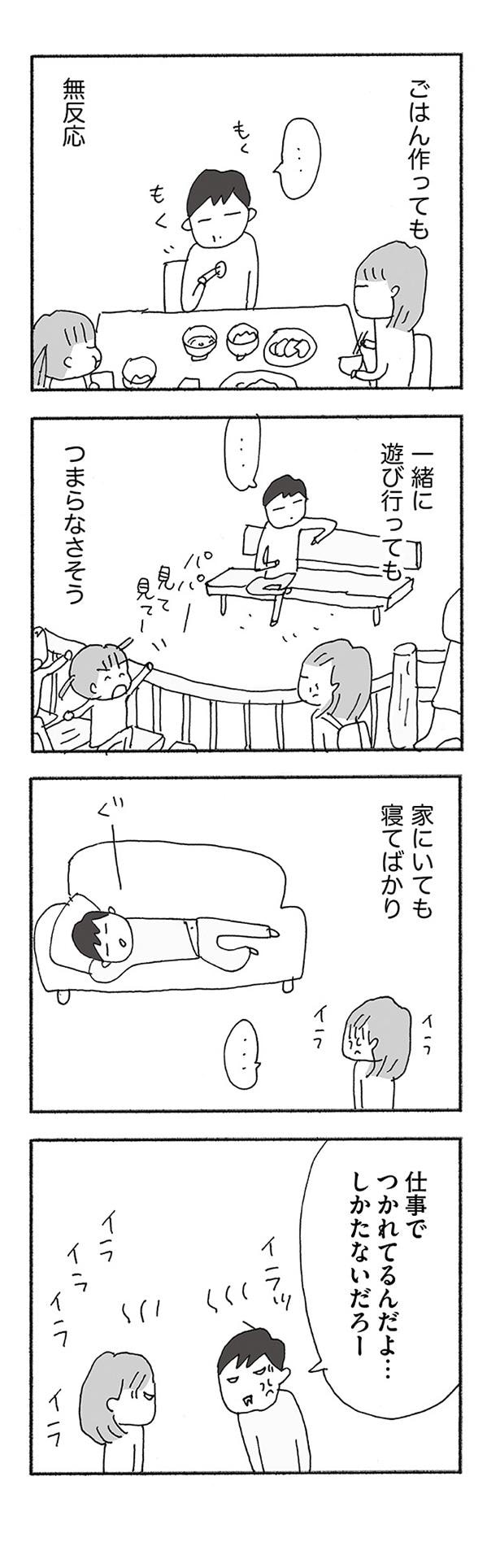 ごはん作っても無反応