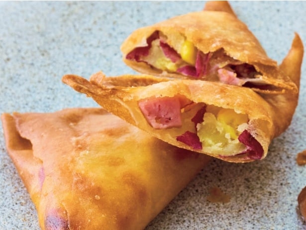 さつまいものジャーマンポテト風春巻き