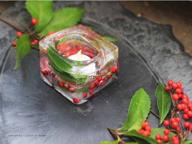 氷がとけていく姿もとっても幻想的でした