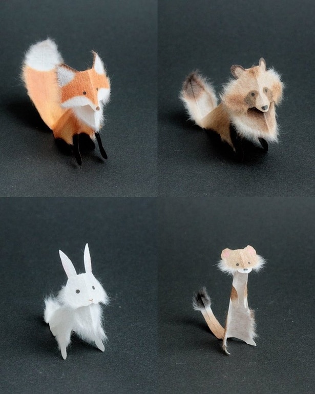 和紙で作る動物たち▶コアラもふかふか！（⇒次へ）