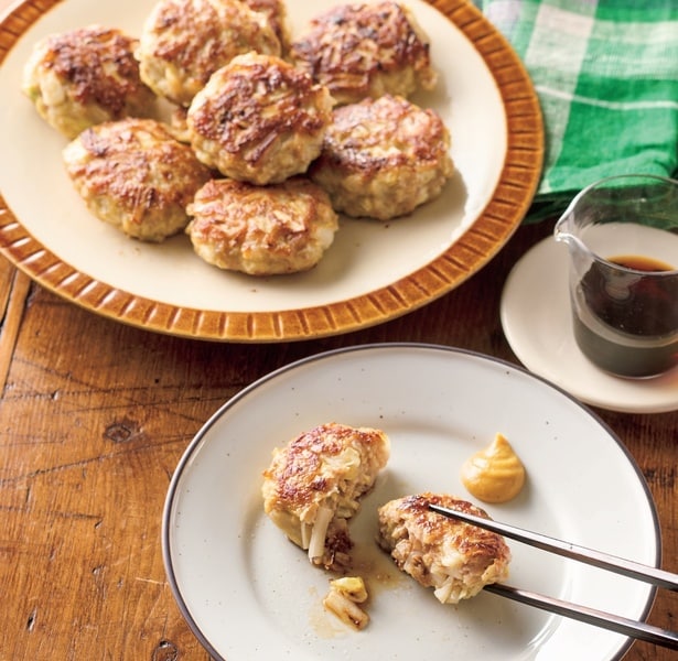 野菜のうまみでたれなしでもおいしい♪「たっぷり白菜つくね」【山本ゆりさんの冬野菜おかず】