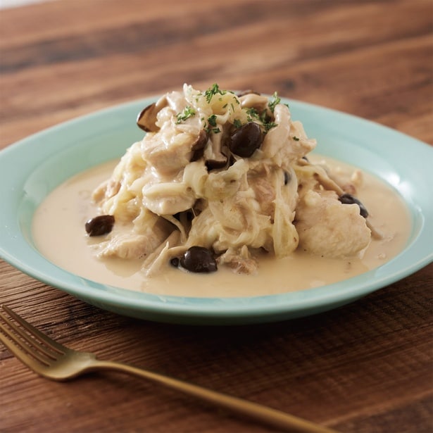 鶏むねカルボナーラ