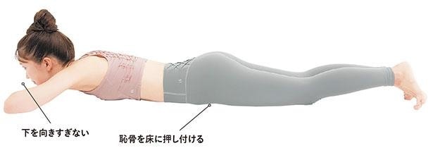 STEP1 うつ伏せになる