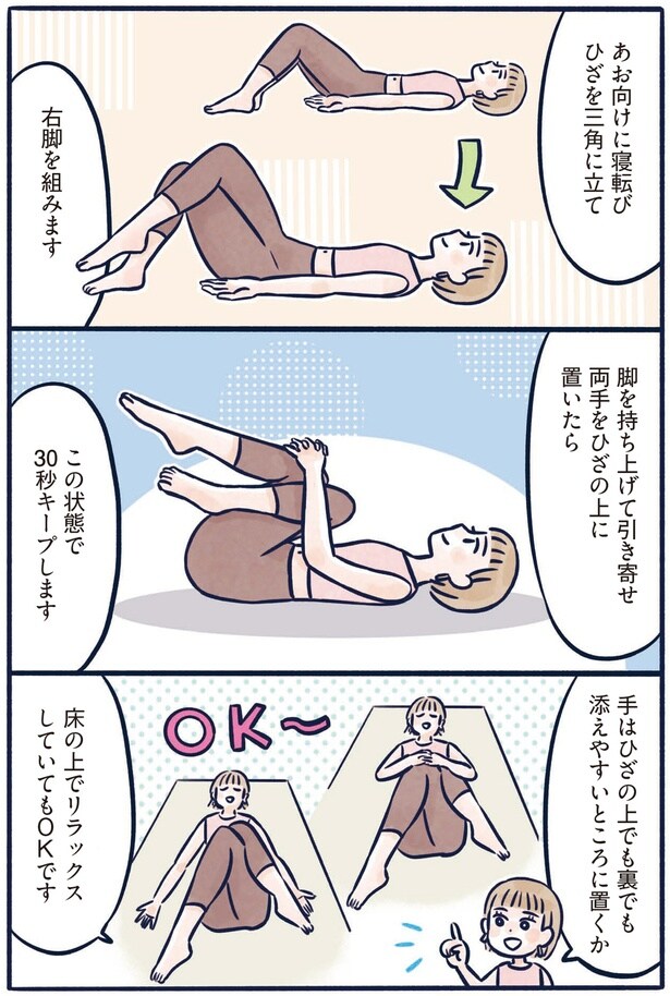 床の上でリラックスしていてもOK