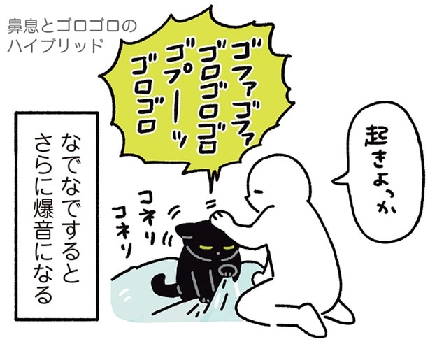 なでなでするとさらに爆音になる