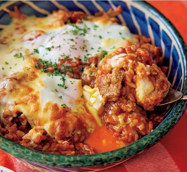 カレーハンバーグドリア