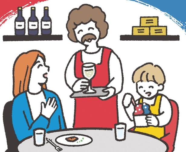 万博会場内のレストラン