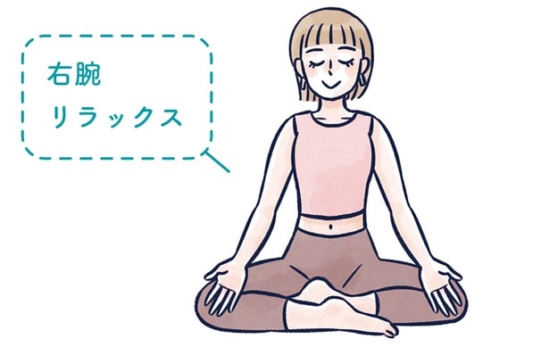 左腕も同様に行う