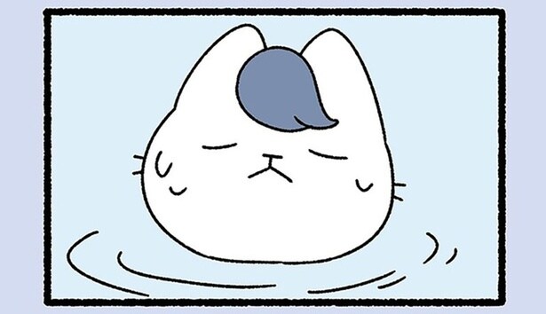 川に棲んでいた「けるぴー」はお風呂が大好き！ 飼い主と一緒に入浴すると？