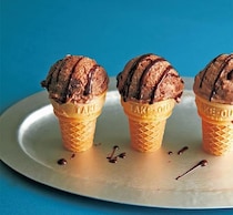 キメが整いむらなく仕上がる！ 昔懐かしの「ダブルチョコアイス」