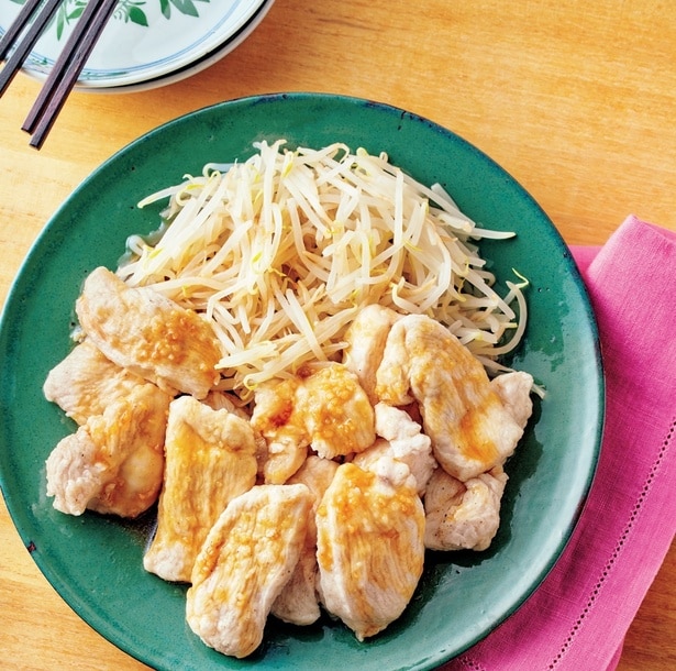 かさ増し最強野菜で早食い防止！「もやしたっぷりよだれどり」