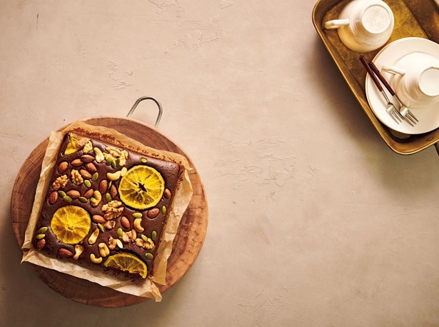 バレンタインの応援ができるかも！と作った「オレンジブラウニー」