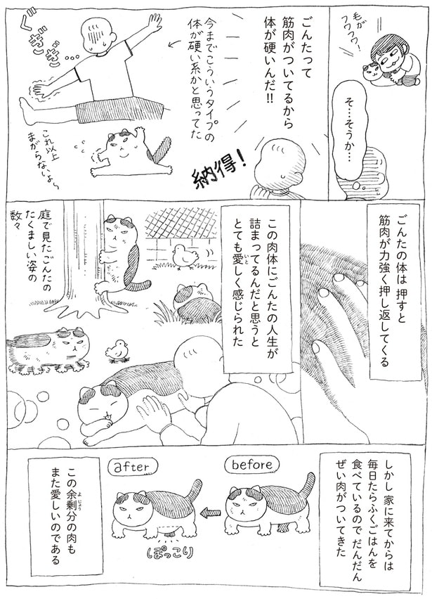 筋肉がついてるから体が硬いんだ！！