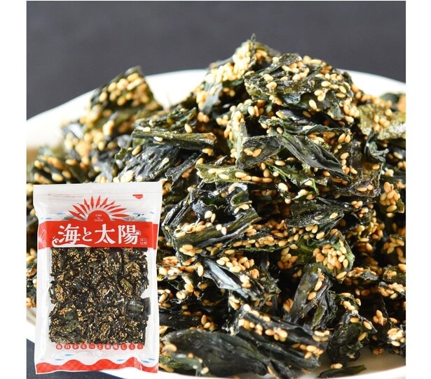 海と太陽 <わかめせんべい140g>