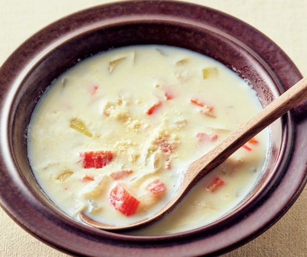 ほっこり豆乳スープ