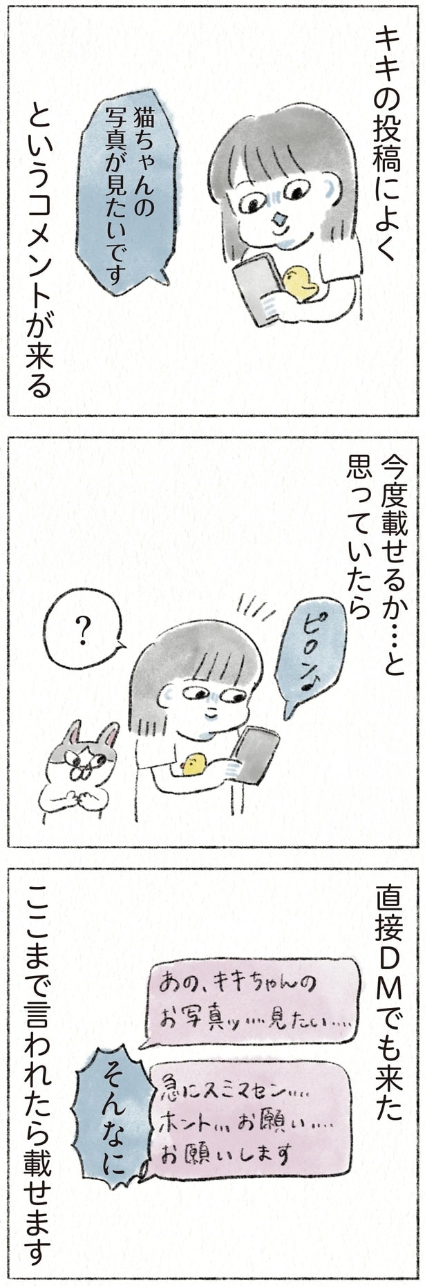 ここまで言われたら載せます