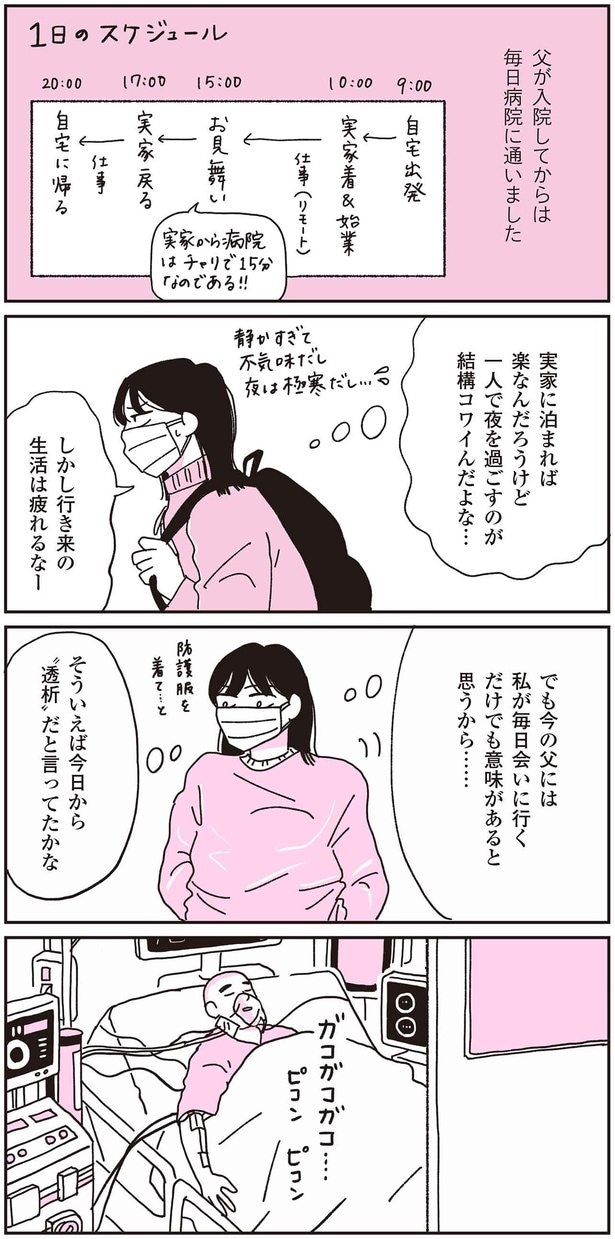 私が毎日会いに行くだけでも意味があると思うから…