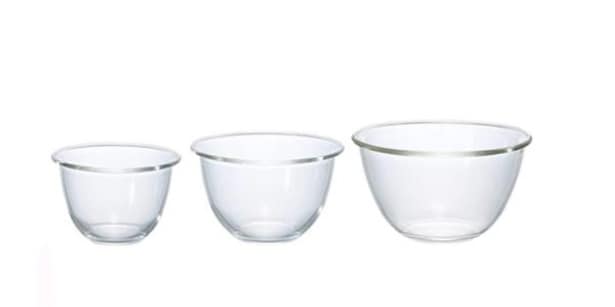 ハリオ MXPN-3704 耐熱ガラス製 ボウル 900ml 1500ml 2200ml