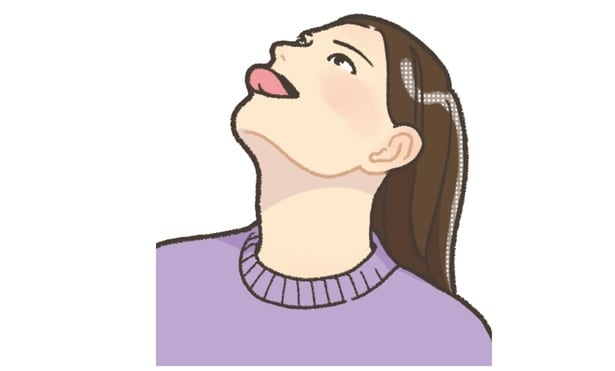 落ち舌解消!舌出しトレーニング1