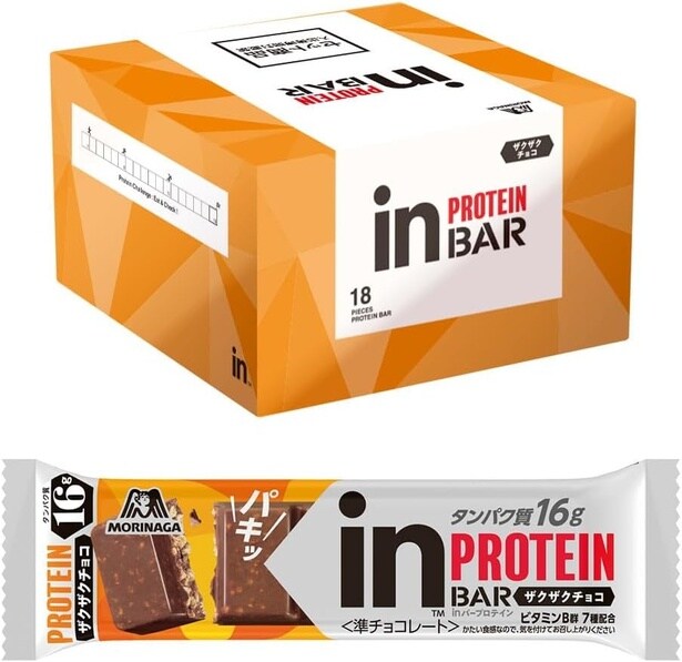inバープロテイン<ザクザクチョコ> 1本 ×18本
