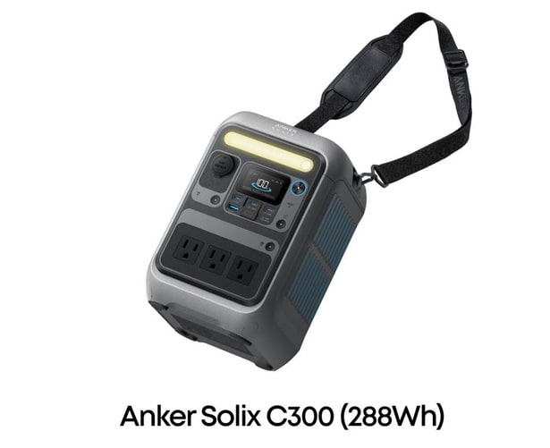 Anker Solix C300 Portable Power Station ポータブル電源 288Wh
