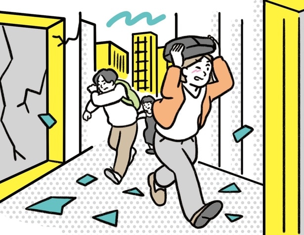 外出先で地震が起きたらどう動く？ 仕事・買い物・移動中の「場所別シミュレーション」
