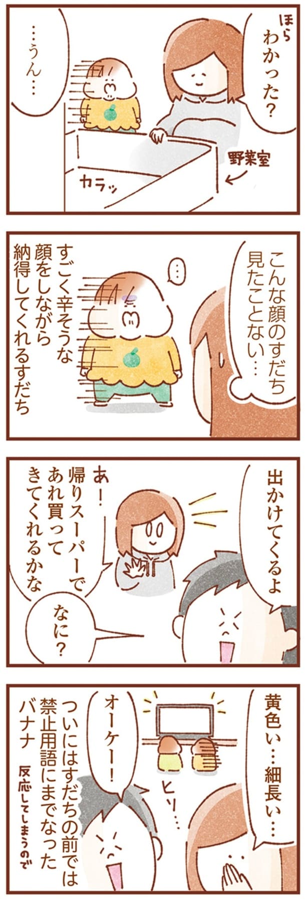 黄色い…細長い…
