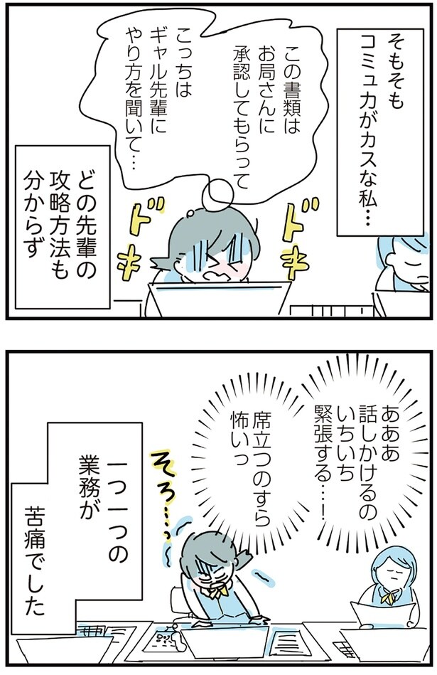 一つ一つの業務が苦痛でした