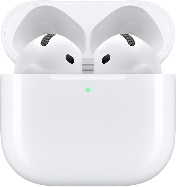 標準モデル_Apple AirPods 4 ワイヤレスイヤホン、Bluetooth5.3ケース入り