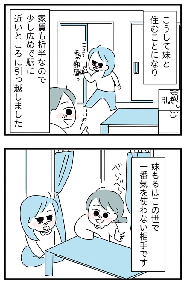 こうして妹と住むことになり