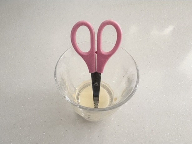 泡立ったら10秒浸け置き（▶次へ）