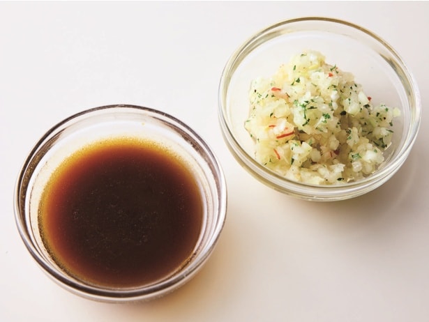 お店風！再現テク▶2つのソースの合わせワザで、完コピ！