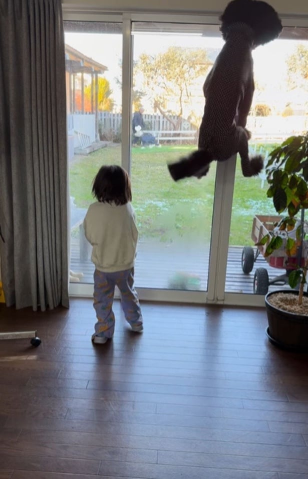 子どもの背の高さよりも高くジャンプ▶節分の日には…(⇒次へ)