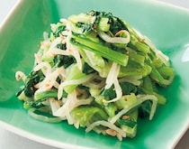 まとめて下ごしらえして時短でもう一品「小松菜ともやしのナムル」