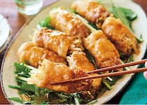 電子レンジでカンタンに照り照り！節約ボリュームおかず「もやしの肉巻きレンジ照り焼き」