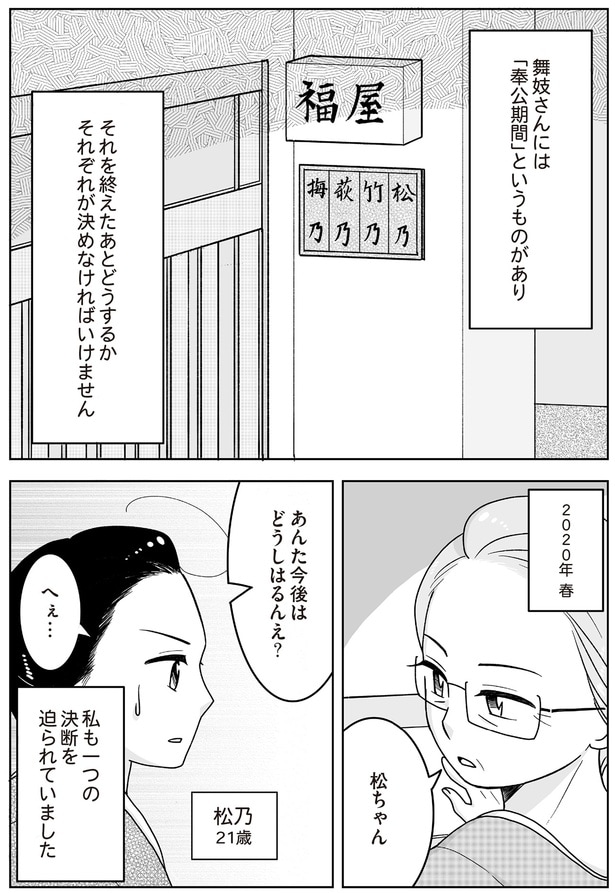 あんた今後はどうしはるんえ？